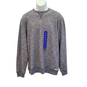 NWT Weatherproof Vintage1948 Sweatshirt Blue/Gray 80% Cotton Size L